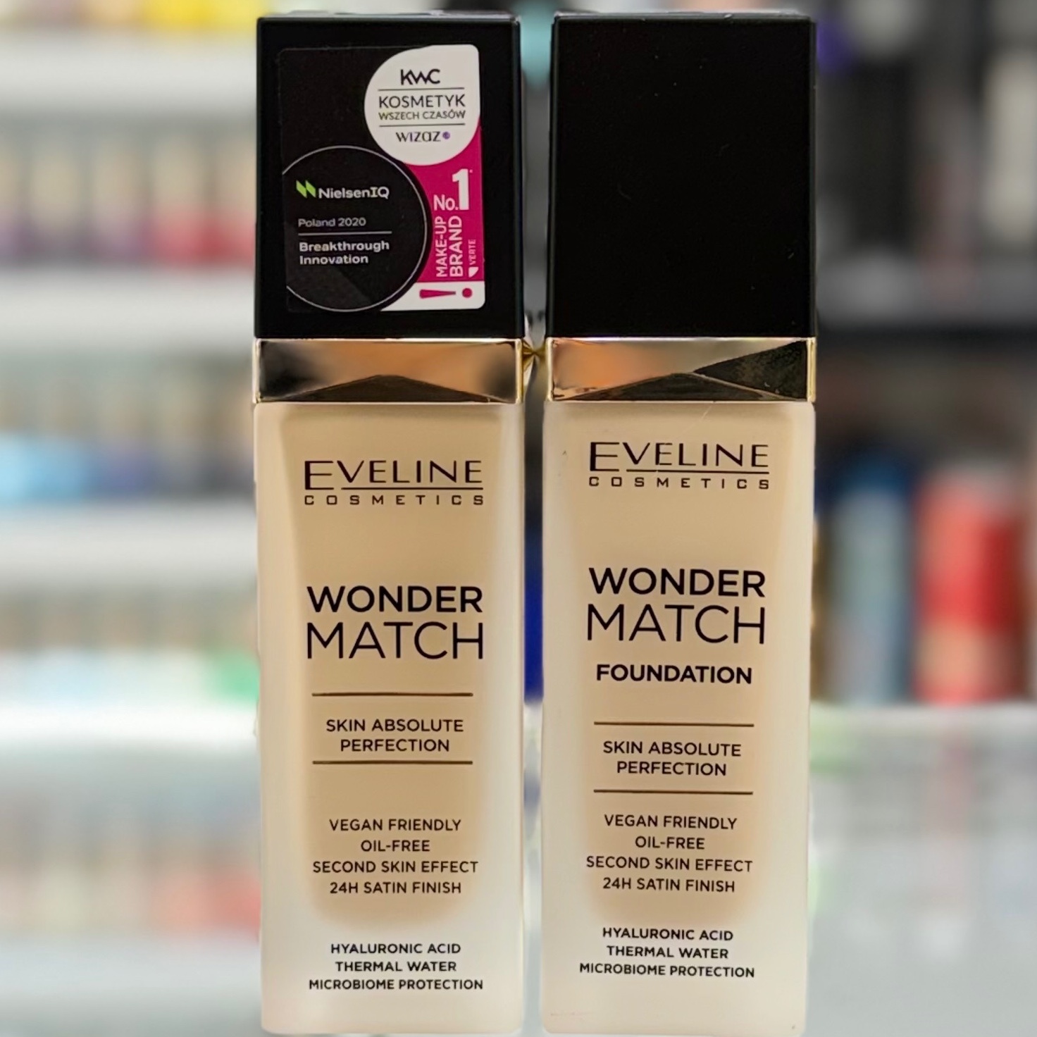 کرم پودر اولاین مدل Eveline Wonder Match Skin Absolute Perfection Foundation)