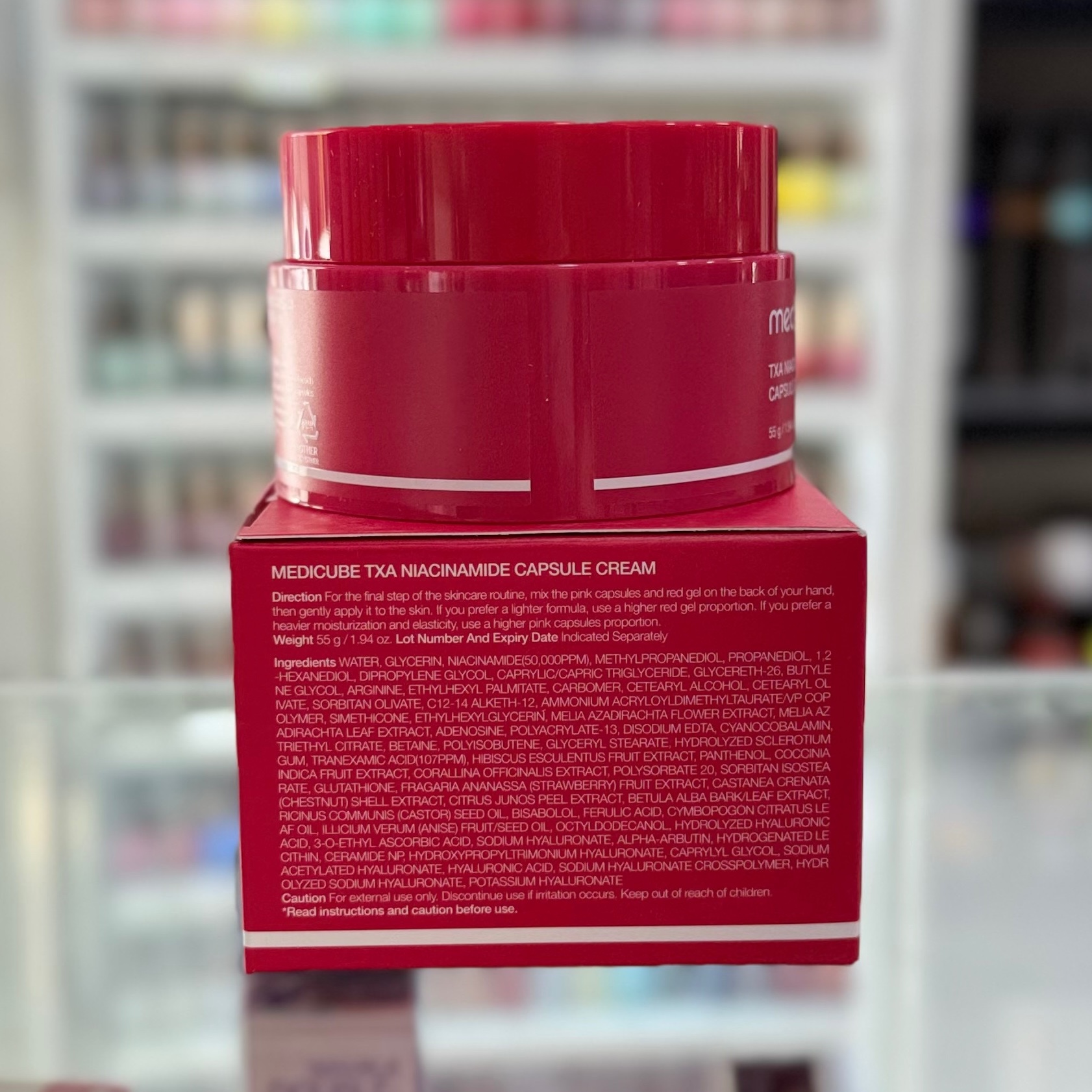 کرم کپسولی مدیکیوب medicube txa niacinamide
